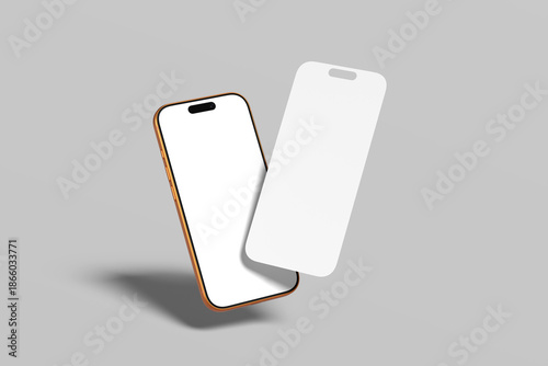 Phone Screen Blank Mockup