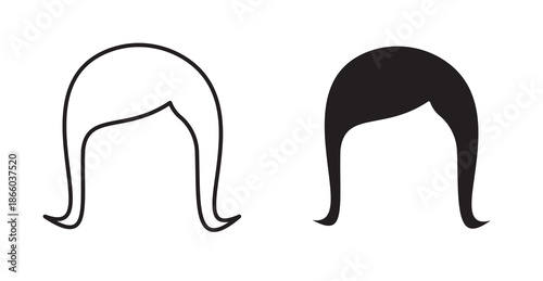 curly straight bob style icon