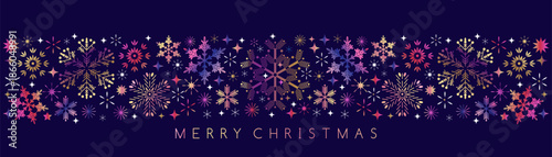 Merry Christmas and  2026 Happy New Year  holiday abstract background  template  design with snowflake, snowfall, cristal , stars  Modern  Xmas  vector illustration
