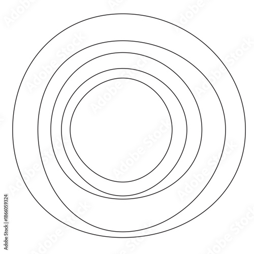 Abstract organic circle png
