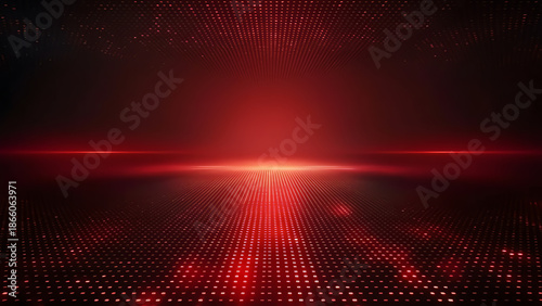 abstract red background with rays