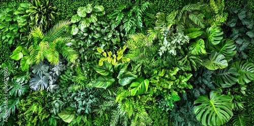 Bringing nature indoors with a living green wall.