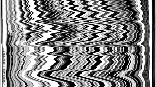 Wallpaper Mural Black and White Zigzag Noise Abstract Distortion Background Torontodigital.ca