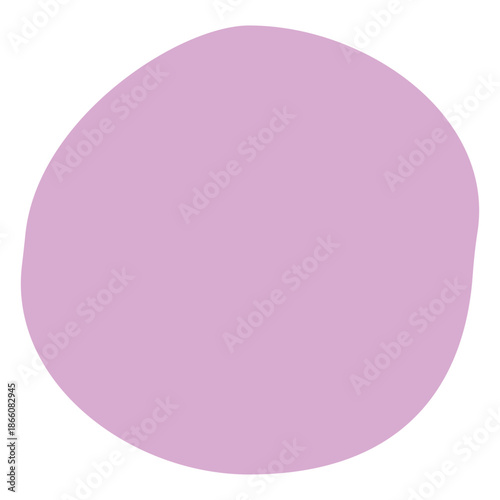 Pink circle shape element png isolated