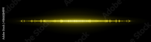 Sharp glowing horizontal line with a vivid flare center. Perfect for tech design, overlays, digital compositions, and motion graphics.