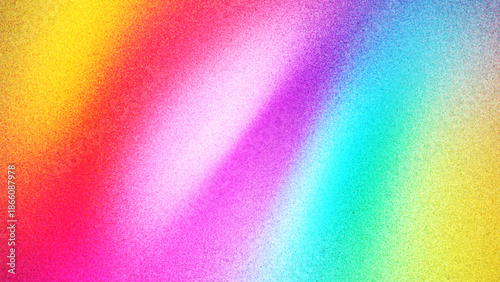 Vibrant grainy summer gradient filled with warm bright soft refreshing tones created from thousands of individual dots. Summer gradient with tropical tone that evokes sunlight warmth and gentle motion