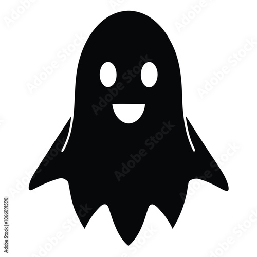 cute ghost vector icon