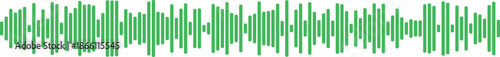 Green waveform audio signal representation