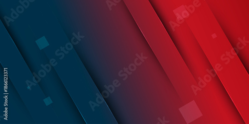 Abstract gradient dark blue and red background. Simple elegant shadow texture with lights pattern element concept design.