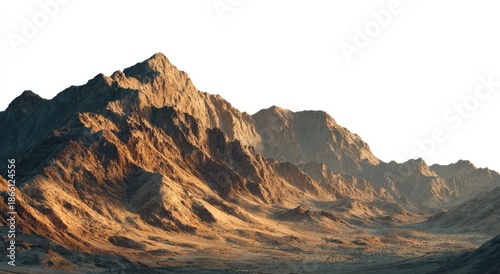 Desolate desert mountains