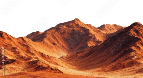 Desolate desert mountains