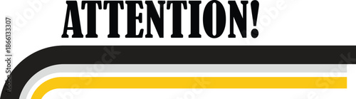 Attention grabbing graphic with bold text and colorful lines.