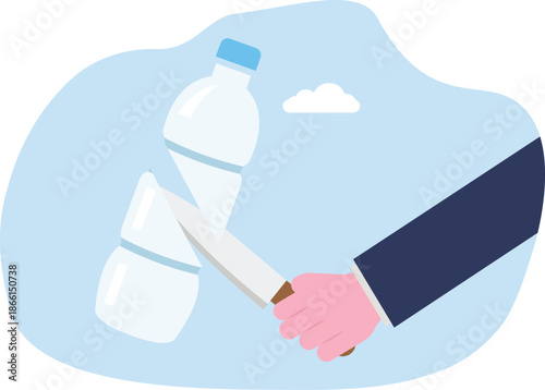 Illustrating of business activities and technology,