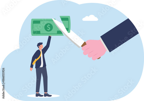 Illustrating of business activities and technology,