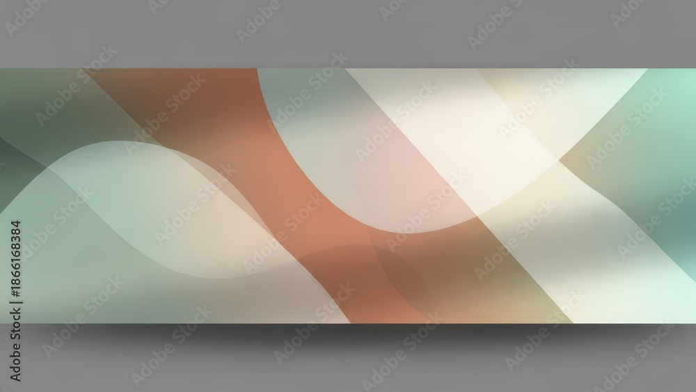 Obraz premium Abstract flowing waves background with soft colors and light effect