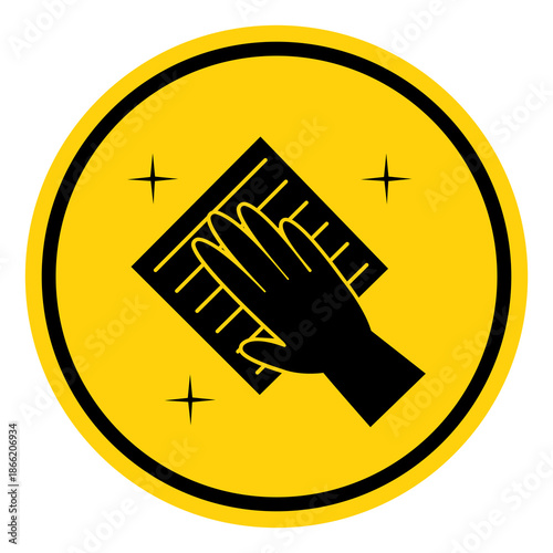 Cleaning Symbol Sign, Vector Illustration, Isolate On White Background Label. EPS10