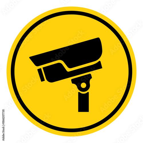 CCTV Security Camera Symbol Sign, Vector Illustration, Isolate On White Background Label. EPS10