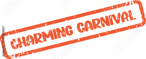 Charming Carnival event stamp for festive community gatherings and joyous celebrations