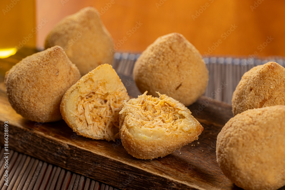 Naklejka premium chicken croquette