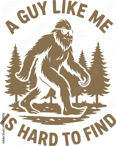 A Dad Like Me Is Hard To Find SVG, A guy like me is hard to find SVG , Funny Bigfoot SVG,  Bigfoot Dad Shirt Design, Father's Day Gift Tool, Funny Retro A Guy Like Me Is Hard To Find Shirt, Vintage 