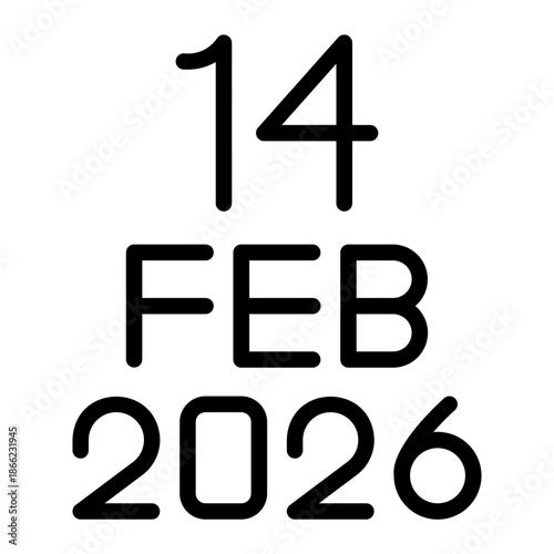 february 14 2026 icon