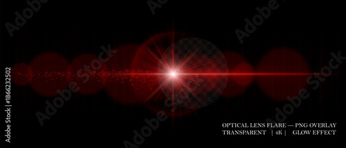 Color optical lens flare with multiple glowing circles, soft reflections, and realistic diffusion. Perfect for overlays, cinematic, and visual effects.