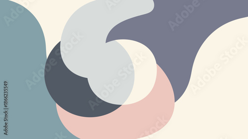 Abstract Shapes in Various Colors and Forms.