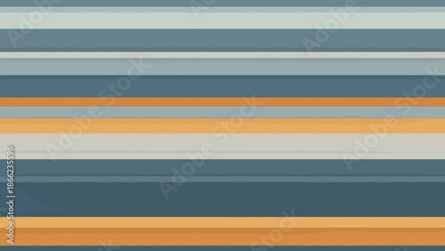 Colorful Horizontal Stripes Pattern Design Element.
