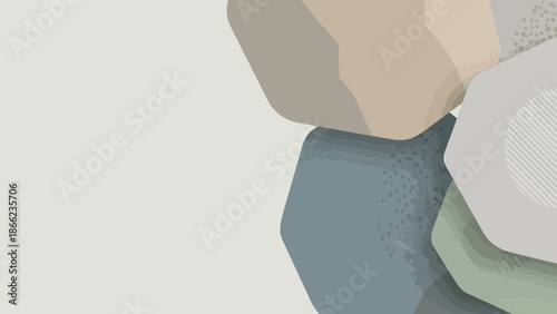 Geometric Shapes in Various Colors and Textures.