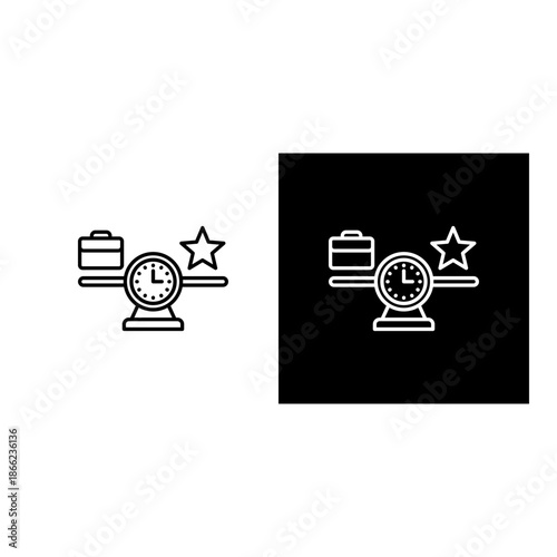 Work-Life Balance Icon