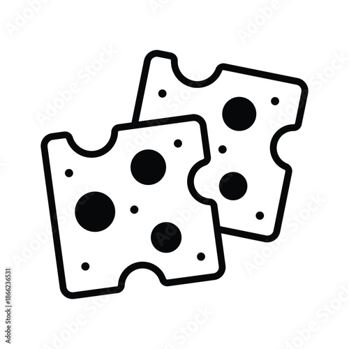 Get a glimpse of this amazing glyph icon of cheese slice