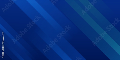 Abstract blue geometric shape overlay layer background. Modern template design for covers, brochures, web and banner.