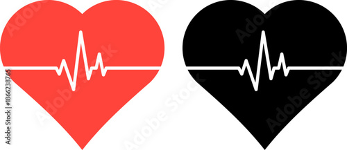 Heart health ecg symbols