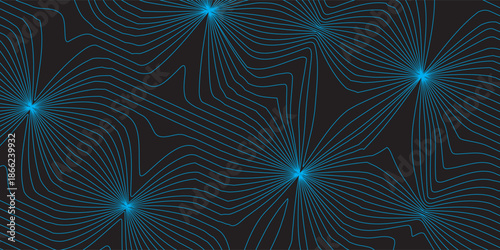 Black and pink colored vector background with repeating circular pattern ornament on top isolated on square template. Cool purple gradient wallpaper backdrop with simple concept.