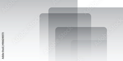 Abstract background overlaps in a bright space decorated with square shapes. A minimalist graphic design element with a futuristic style concept for banners, flyers, cards, covers, or brochures.