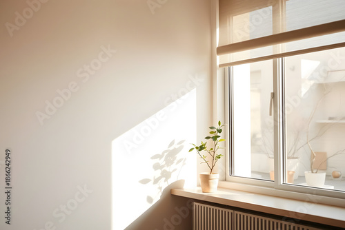 Editorial photograph of a minimalist interior corner