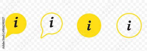 information sign icon, information icon in trendy flat design