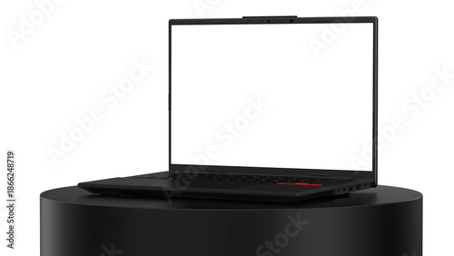 Realistic Responsive Laptop Screen Mockup for Website and UI UX Transparent Background PNG