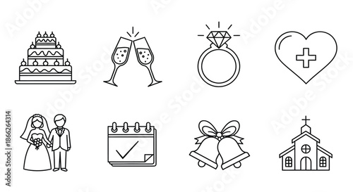 Celebrating a wedding