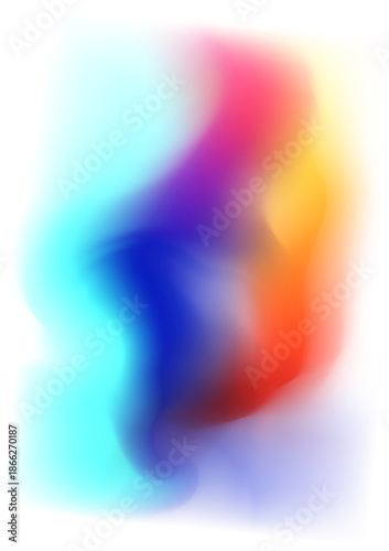 Modern abstract color background featuring luminous gradients and smooth depth
