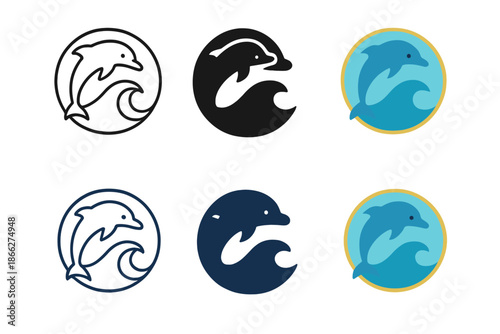 Dolphin Wave Ring. Dolphin Wave Ring, minimalist aquatic form merging rhythm, reflection, and circular composition, first in line