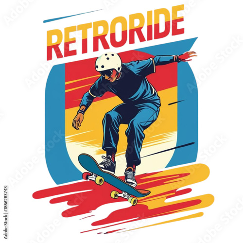 Retro Sport Vector Illustration Vintage Style