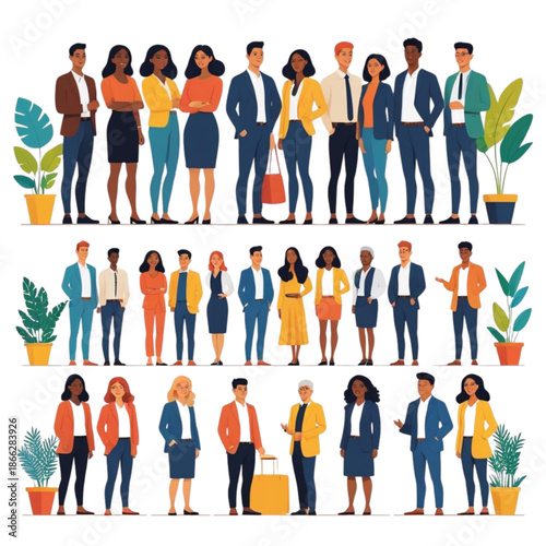 business people silhouettes