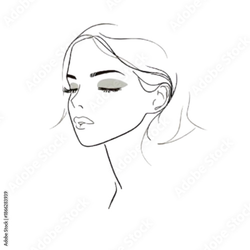 minimalist line art vector