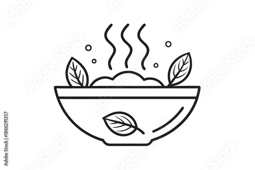 winter vegetable soup icon