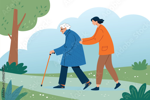 Care For Elderly Park Walk Ill