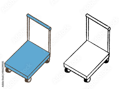 台車のイラスト