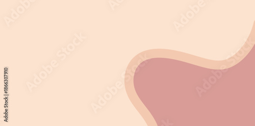 Smooth ripple calm pink wave vector background illustration. Best for wellness apps, yoga studio graphics, and meditation backgrounds.