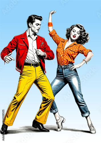 059-16-Energetic couple performing a lively rock and roll dance