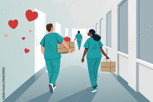 Hospital Volunteer Care Corridor